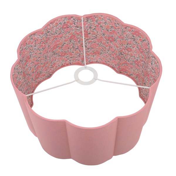 (image for) Laura Ashley Pussywillow Table Lamp Cream Ceramic and Polished Chrome With Shade